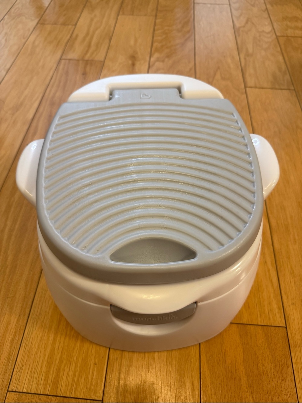 Munchkin White and Gray Nursery Diaper Pail Organizer